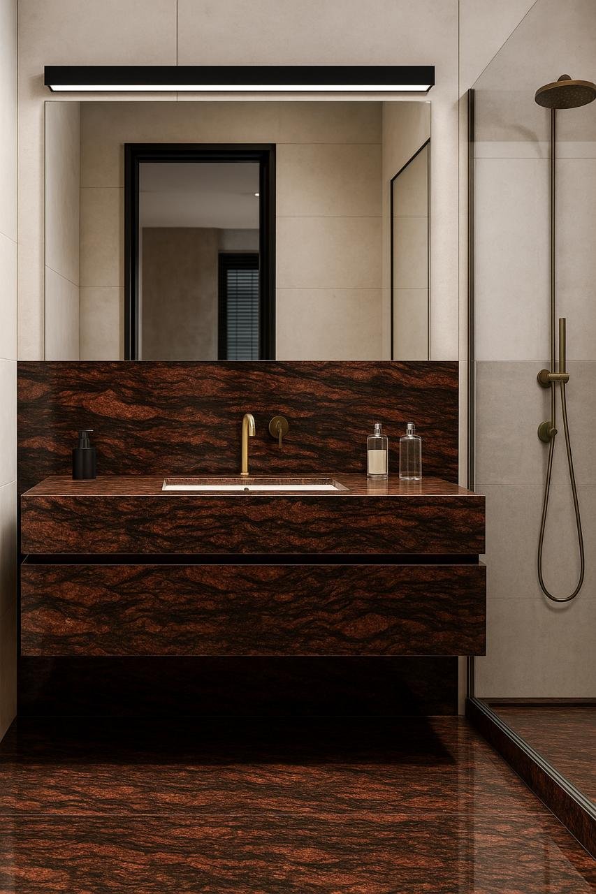 Rusty-Brown Granite